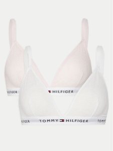 Tommy Hilfiger Komplet 2 biustonoszy braletek UW0UW05987 Kolorowy. Komplety bielizny TOMMY HILFIGER, bez wzorów, z syntetyku. Za 119,99 zł.