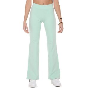 Legginsy z bawełna na co dzień na siłownię. Niebieskie legginsy LEONE 1947 APPAREL, bez wzorów, z bawełny. W wyprzedaży za 96,83 zł.