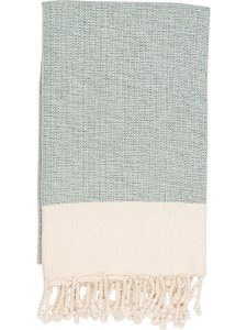Samimi Chusta hammam w kolorze zielono-beżowym - 180 x 100 cm rozmiar: onesize. Szare apaszki i chusty Samimi, bez wzorów, z bawełny. Za 100,99 zł.