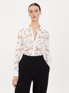 Morgan Koszula 241-COCONU Écru Regular Fit. Koszule Morgan, bez wzorów, z syntetyku, bez kołnierzyka, bez ramiączek. Za 389,99 zł.