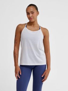 Damski top bez ramiączek Hummel Mt Vanja. Białe topy Hummel, xl, bez wzorów, z bawełny, klasyczne, bez kołnierzyka, bez ramiączek. Za 181,00 zł.
