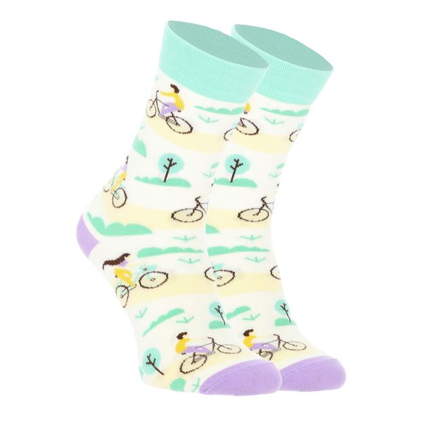 Skarpetki sportowe Keeza rowerki. Skarpetki KEEZA, bez wzorów. Za 10,00 zł.