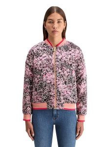 Scotch & Soda Dwustronna kurtka w kolorze czarno-jasnoróżowo-brzoskwiniowym rozmiar: M. Czarne kurtki Scotch & Soda, m, bez wzorów, bez kaptura. Za 377,74 zł.