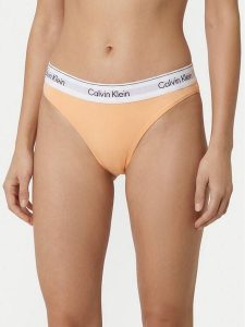 Calvin Klein Underwear Figi klasyczne LV00QF8520 Pomarańczowy jasny. Brązowe figi Calvin Klein Underwear, bez wzorów, z bawełny. Za 109,99 zł.