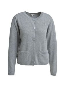 Milano Italy Kardigan w kolorze szarym rozmiar: XS. Szare kardigany Milano Italy, z kaszmiru. Za 252,99 zł.