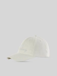 4F Czapka z daszkiem strapback damska - kremowa S/M (58cm). Białe czapki 4f, bez wzorów, z bawełny, sportowe. Za 69,99 zł.