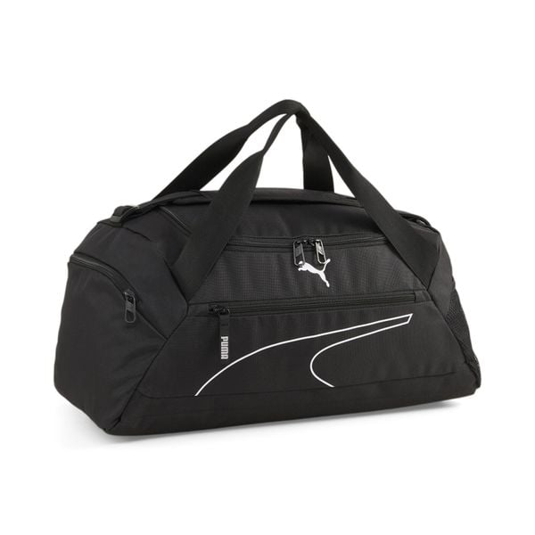 Mała torba sportowa Fundamentals PUMA Black. Białe torby podróżne i sportowe Puma, bez wzorów, z poliesteru, na ramię, małe. Za 184,99 zł.