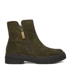 Botki Lasocki. Brązowe botki Lasocki, bez wzorów, bez obcasa, na płaskiej podeszwie, bez zapięcia. Za 259,99 zł.