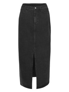 MOSS COPENHAGEN Spódnica dżinsowa "Zebina Ada" w kolorze czarnym rozmiar: XS. Czarne spódnice Moss Copenhagen, na co dzień, xs, bez wzorów, klasyczne, maxi. Za 131,74 zł.