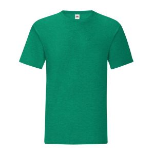 Koszulka Unisex Dla Dorosłych Iconic Heather. Zielone bluzki FRUIT OF THE LOOM, xl, bez wzorów, sportowe, bez kołnierzyka, bez ramiączek. Za 33,99 zł.