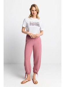 Rich & Royal Koszulka w kolorze białym rozmiar: XL. Białe bluzki Rich & Royal, xl, bez wzorów, z bawełny, bez kołnierzyka, bez ramiączek. Za 57,06 zł.