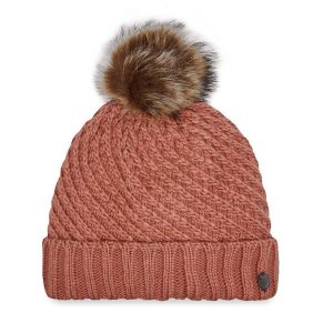 Czapka Roxy. Czerwone czapki Roxy, bez wzorów. Za 109,99 zł.