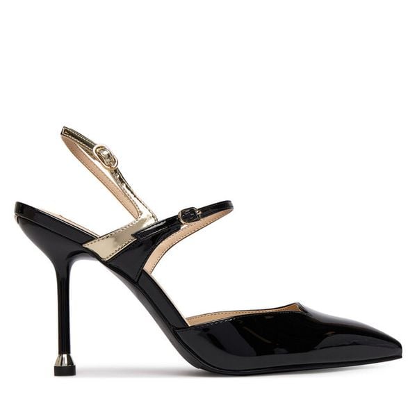 Szpilki Liu Jo. Czarne szpilki Liu Jo, bez wzorów, bez obcasa. Za 679,99 zł.