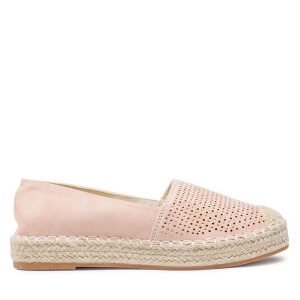 Espadryle Jenny Fairy. Czerwone espadryle Jenny Fairy, bez wzorów, bez obcasa. Za 99,99 zł.