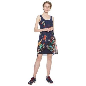 Desigual Damska Kamizelka Butterfly Azafata 18Wwvwa5 5027 Sukienka (Rozmiar 42). Sukienki marki Desigual. W wyprzedaży za 210,00 zł.