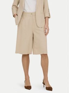 ONLY Bermudy Goa 15363720 Beżowy jasny Loose Fit. Brązowe szorty ONLY, bez wzorów, z bawełny. Za 149,99 zł.