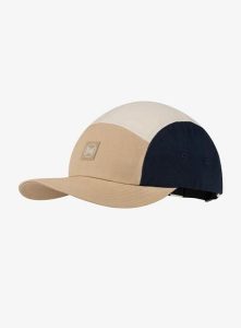 Czapka z daszkiem Buff 5 Panel Venture Cap - allvin sand. Brązowe czapki Buff, bez wzorów, z bawełny, klasyczne. Za 137,49 zł.