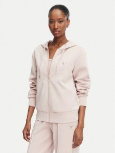 Guess Bluza V4YQ06 KCAY2 Różowy jasny Regular Fit. Czerwone bluzy Guess, l, z aplikacjami, z syntetyku, bez kaptura. Za 394,99 zł.