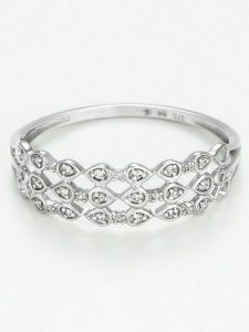 Maison héritage PARIS Złoty pierścionek z diamentami rozmiar: 58. Szare pierścionki Maison héritage PARIS, z diamentem, złote. Za 1 073,67 zł.