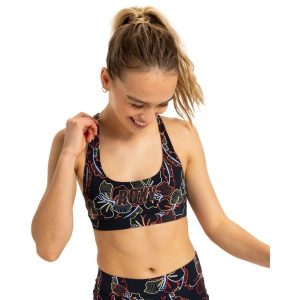 Stanik bikini typu bralette dla Kobiety ROXY ACTIVE. Szare bikini Roxy, bez wzorów, z elastanu. Za 229,99 zł.