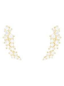 L instant d Or Złote kolczyki-wkrętki "Fleurs scintillantes" z cyrkoniami rozmiar: onesize. Żółte kolczyki L instant d Or, z cyrkonią, złote. Za 392,52 zł.