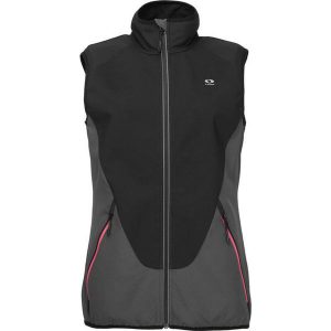 LOAP Damska kamizelka softshell Urlanda. Czarne kamizelki ZENZIMAT, bez wzorów, z materiału, bez kołnierzyka, bez ramiączek, bez kaptura. Za 150,60 zł.