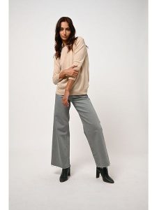 AUTHENTIC CASHMERE Kaszmirowy sweter "Estaris" w kolorze beżowym rozmiar: L. Brązowe swetry oversize AUTHENTIC CASHMERE, l, bez wzorów, z kaszmiru, bez ramiączek. Za 368,09 zł.