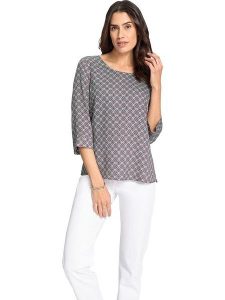 WITT WEIDEN Bluzka w kolorze granatowo-zielonym rozmiar: 48. Niebieskie bluzki WITT WEIDEN, bez wzorów, bez kołnierzyka, bez ramiączek. Za 70,08 zł.