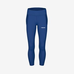 Legginsy damskie Tech Tights. Niebieskie legginsy Head, bez wzorów. W wyprzedaży za 238,00 zł.