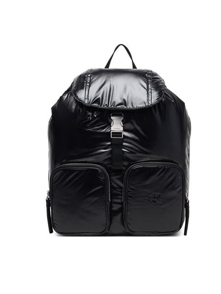 Calvin Klein Plecak Pocket Nylon Flap Backpack LV04F3406G Czarny. Czarne plecaki Calvin Klein. Za 569,99 zł.