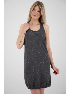 Alife and kickin Sukienka "Cameron" w kolorze antracytowym rozmiar: S. Czarne sukienki Alife and Kickin, na co dzień, s, bez wzorów, sportowe, bez kołnierzyka, bez ramiączek, mini, proste. Za 60,99 zł.