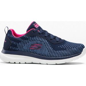Sneakersy Skechers z pianką memory. Niebieskie buty sportowe bonprix, bez wzorów, bez zapięcia. Za 269,99 zł.