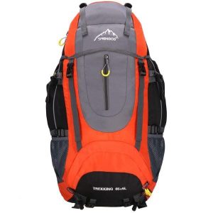 Plecak trekkingowy 65+5 L Springos. Brązowe plecaki SPRINGOS. Za 95,95 zł.