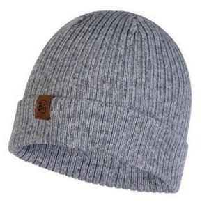 Czapka Zimowa dla dorosłych Buff Knitted Hat. Szare czapki Buff, bez wzorów. Za 98,99 zł.