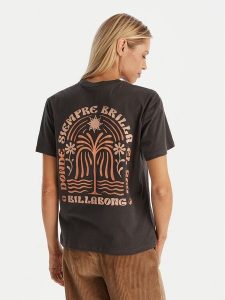 Billabong T-Shirt EBJZT00496 Czarny Oversize. Czarne t-shirty Billabong, m, bez wzorów, z bawełny, bez kołnierzyka, bez ramiączek. Za 119,99 zł.
