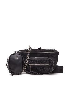 Steve Madden Saszetka nerka Bmaxima SM13000640-02002-BLK Czarny. Czarne nerki i saszetki Steve Madden, bez wzorów, z materiału. Za 349,99 zł.