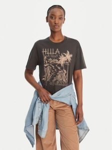 Billabong T-Shirt Vacay Wonder EBJZT00569 Czarny Loose Fit. Czarne t-shirty Billabong, m, bez wzorów, z bawełny, bez kołnierzyka, bez ramiączek. Za 129,99 zł.