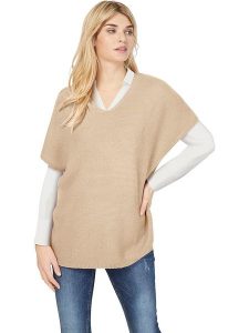 Heine Sweter w kolorze beżowym rozmiar: 38. Brązowe swetry oversize Heine, bez wzorów, ze splotem, bez ramiączek. Za 79,03 zł.
