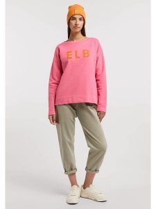 ELBSAND Bluza "Aruna" w kolorze różowym rozmiar: XS. Różowe bluzy ELBSAND, xs, bez wzorów, bez kaptura. Za 136,13 zł.