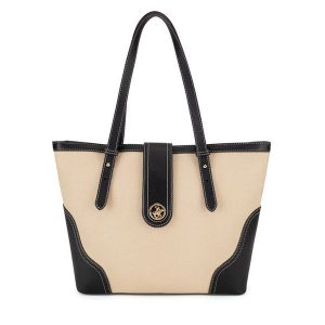 Torebka Beverly Hills Polo Club. Czarne shopper bag Beverly Hills Polo Club, bez wzorów, bez dodatków. Za 219,99 zł.