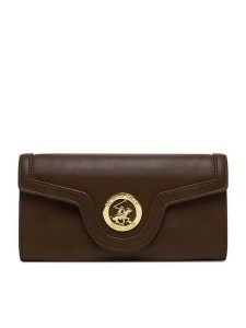 Beverly Hills Polo Club Portfel CWBEO-BHPC-W1-010-SS26 Brązowy. Brązowe portfele Beverly Hills Polo Club, bez wzorów, z materiału. Za 79,99 zł.