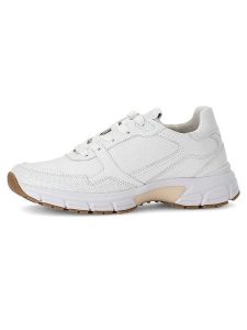 Gabor Skórzane sneakersy w kolorze białym rozmiar: 39. Białe trampki Gabor, bez wzorów, ze skóry, bez zapięcia. Za 281,76 zł.