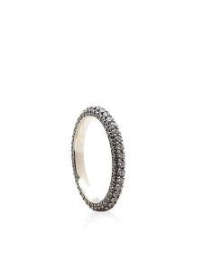 Pandora Srebrny pierścionek z cyrkoniami rozmiar: 60. Szare pierścionki Pandora, z cyrkonią, srebrne. Za 347,95 zł.