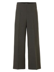 Herrlicher Spodnie "Heliane" w kolorze szarobrązowym rozmiar: W31. Brązowe spodnie z wysokim stanem Herrlicher, bez wzorów, z materiału, z podwyższonym stanem. Za 130,99 zł.