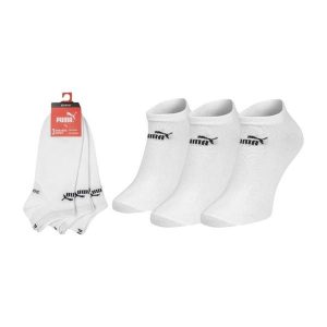 PUMA Skarpety Stopki 3-Pack 94710906. Białe skarpetki Puma, bez wzorów. Za 36,99 zł.