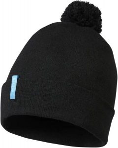 Czarna czapka zimowa Elevate unisex Olivine Grs z recyklingu. Czarne czapki Erima, bez wzorów, z elastanu, eleganckie. Za 95,99 zł.