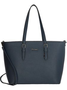 Charm Shopper bag w kolorze granatowym - 41 x 27 x 14 cm rozmiar: onesize. Niebieskie shopper bag Charm, bez wzorów, z materiału, na ramię, bez dodatków. Za 117,99 zł.