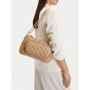 Torebka Badura. Brązowe torebki klasyczne Badura, bez wzorów, bez dodatków. Za 249,99 zł.