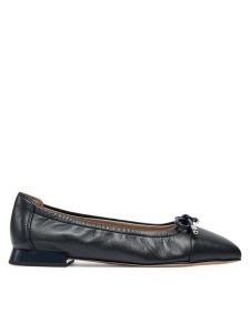 Caprice Baleriny 9-22104-42 Granatowy. Niebieskie balerinki Caprice, bez wzorów, ze skóry, bez obcasa, bez zapięcia. Za 191,99 zł.