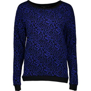 Sweter w kolorze granatowo-czarnym. Czarne swetry klasyczne marki Lilou Secret, z dzianiny. W wyprzedaży za 77,95 zł.